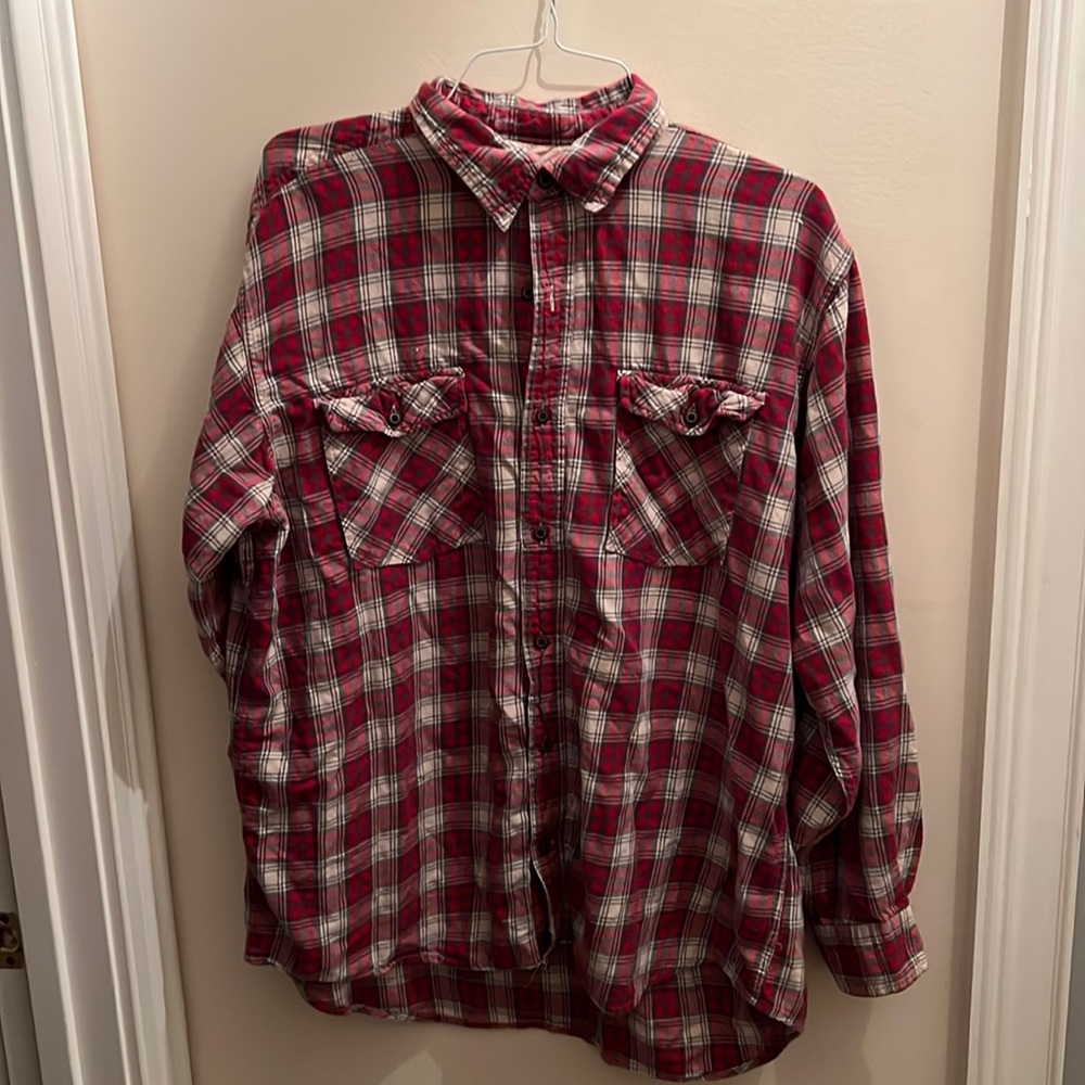 Flannel Style Button Down